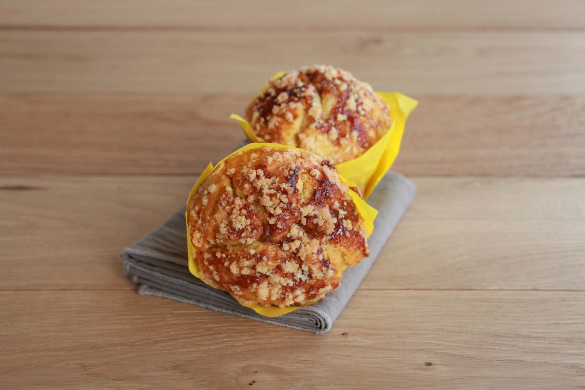 MUFFIN GOURMAND POMME-CARAMEL